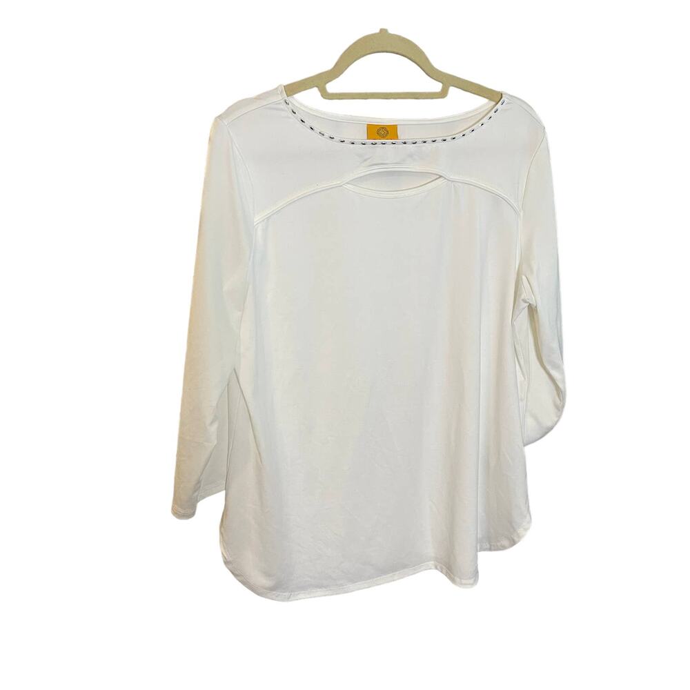 Ruby Rd Women's Embellished Top Size L